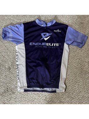 Borah Endurelite Cycling Jersey Men's M Full Zip Short Sleeve Performance Bike